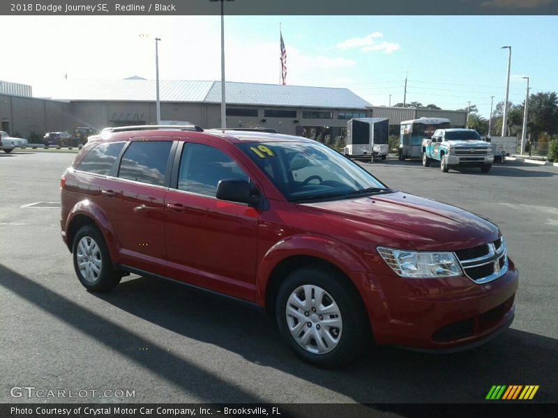 Redline / Black 2018 Dodge Journey SE