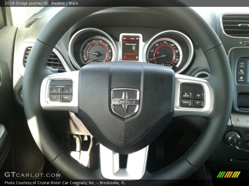Redline / Black 2018 Dodge Journey SE