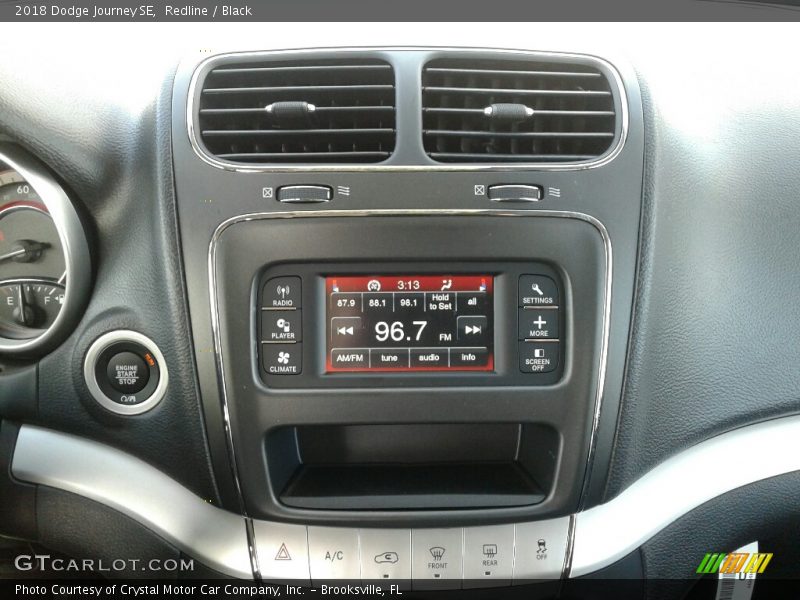 Redline / Black 2018 Dodge Journey SE