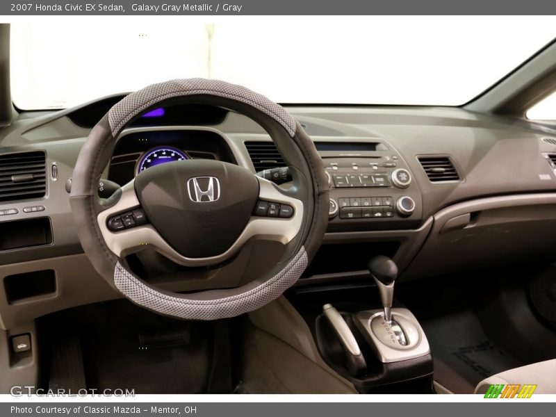 Galaxy Gray Metallic / Gray 2007 Honda Civic EX Sedan