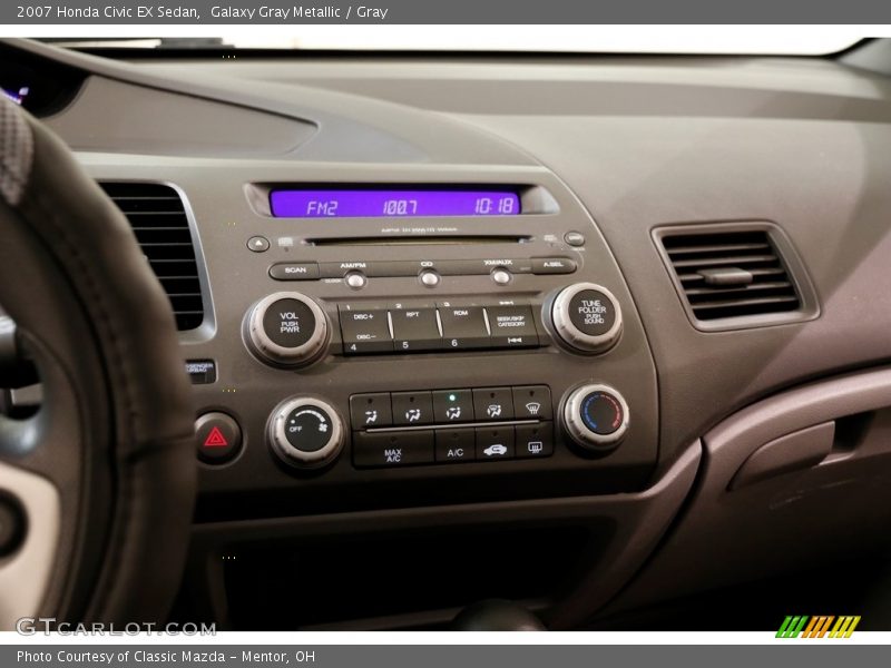 Galaxy Gray Metallic / Gray 2007 Honda Civic EX Sedan