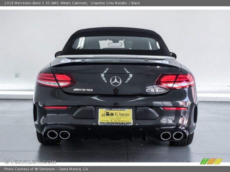 Graphite Grey Metallic / Black 2019 Mercedes-Benz C 43 AMG 4Matic Cabriolet