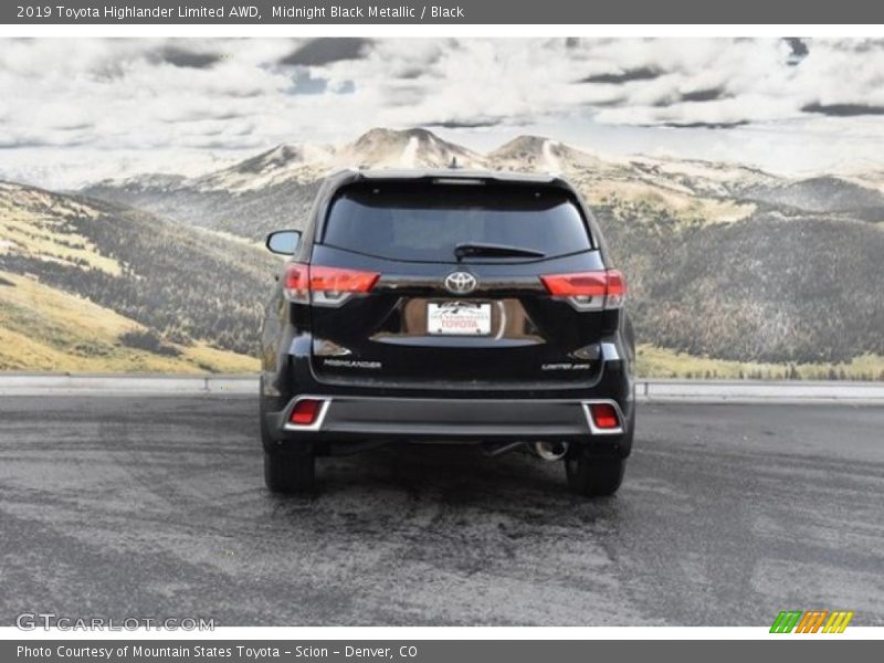 Midnight Black Metallic / Black 2019 Toyota Highlander Limited AWD