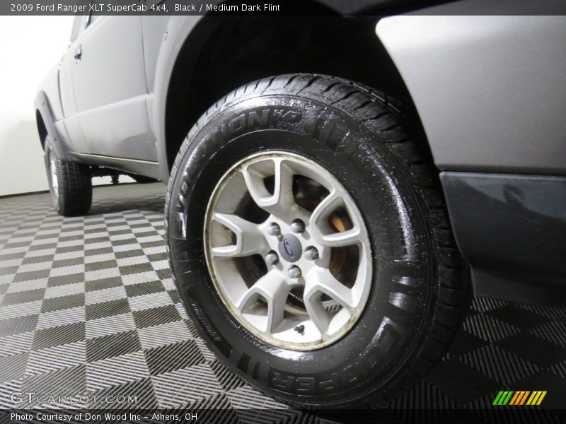 Black / Medium Dark Flint 2009 Ford Ranger XLT SuperCab 4x4
