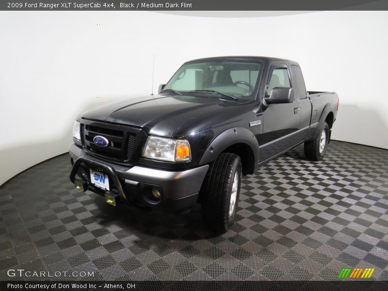 Black / Medium Dark Flint 2009 Ford Ranger XLT SuperCab 4x4