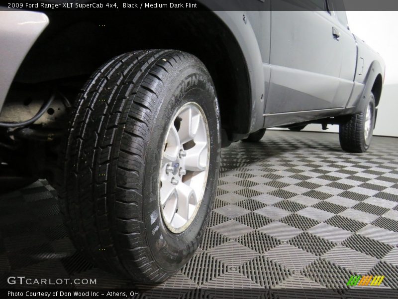 Black / Medium Dark Flint 2009 Ford Ranger XLT SuperCab 4x4