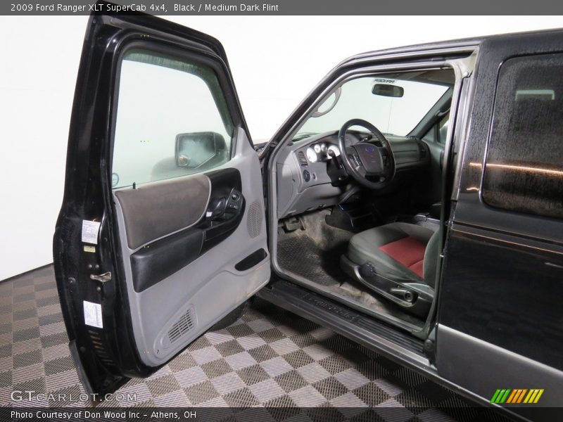 Black / Medium Dark Flint 2009 Ford Ranger XLT SuperCab 4x4