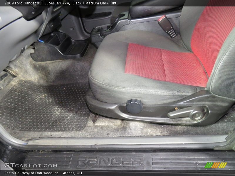 Black / Medium Dark Flint 2009 Ford Ranger XLT SuperCab 4x4