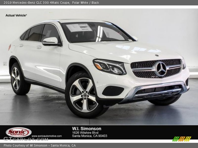 Polar White / Black 2019 Mercedes-Benz GLC 300 4Matic Coupe