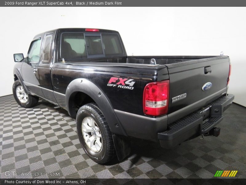 Black / Medium Dark Flint 2009 Ford Ranger XLT SuperCab 4x4