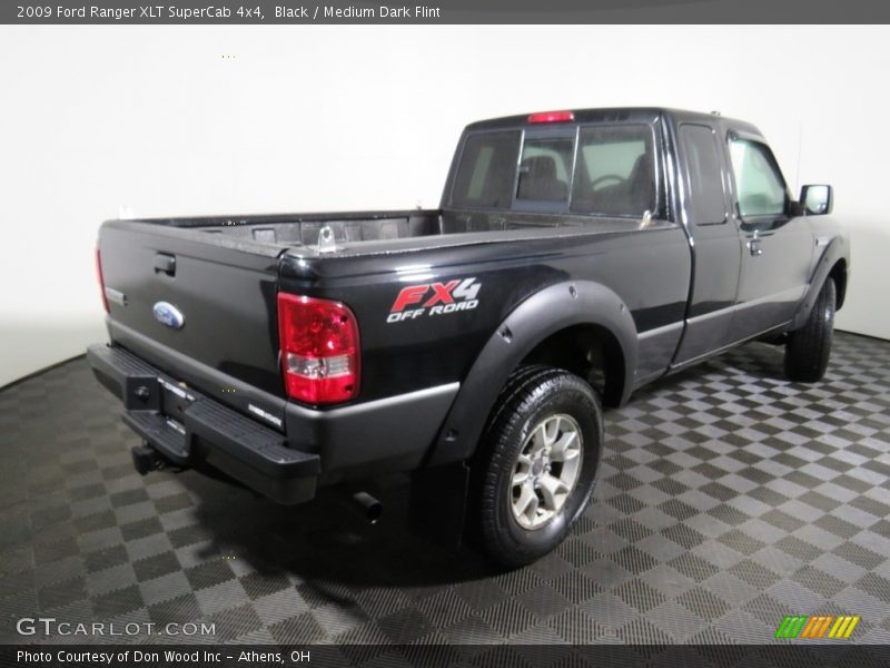 Black / Medium Dark Flint 2009 Ford Ranger XLT SuperCab 4x4