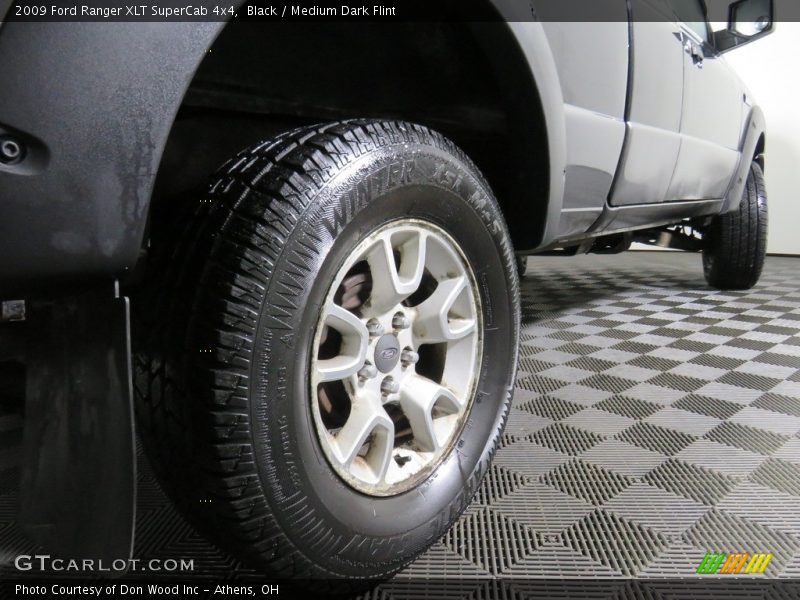 Black / Medium Dark Flint 2009 Ford Ranger XLT SuperCab 4x4
