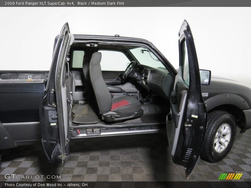 Black / Medium Dark Flint 2009 Ford Ranger XLT SuperCab 4x4