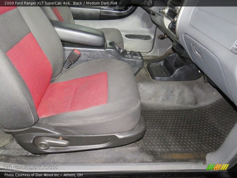 Black / Medium Dark Flint 2009 Ford Ranger XLT SuperCab 4x4