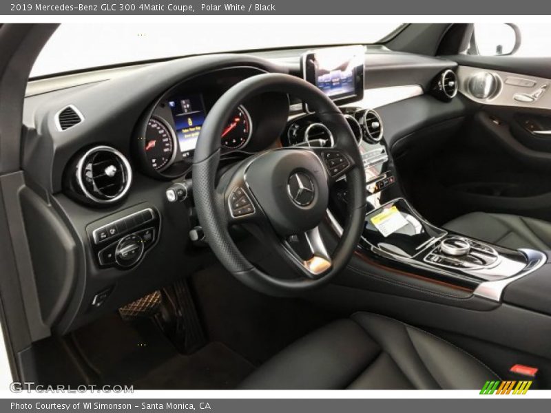Polar White / Black 2019 Mercedes-Benz GLC 300 4Matic Coupe