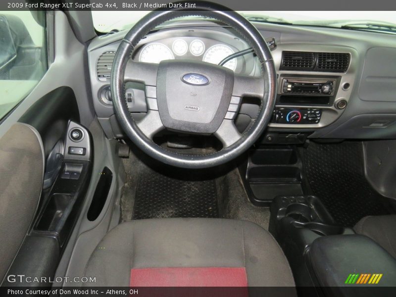 Black / Medium Dark Flint 2009 Ford Ranger XLT SuperCab 4x4