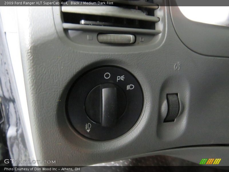 Black / Medium Dark Flint 2009 Ford Ranger XLT SuperCab 4x4
