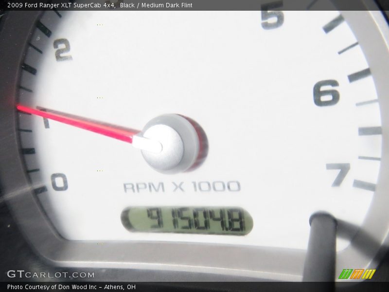 Black / Medium Dark Flint 2009 Ford Ranger XLT SuperCab 4x4