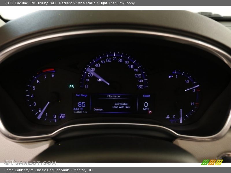 Radiant Silver Metallic / Light Titanium/Ebony 2013 Cadillac SRX Luxury FWD