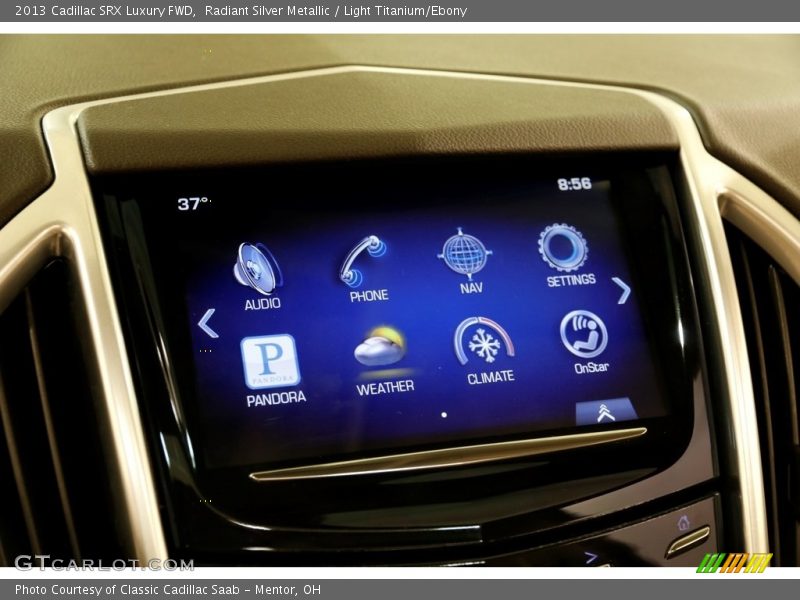 Radiant Silver Metallic / Light Titanium/Ebony 2013 Cadillac SRX Luxury FWD