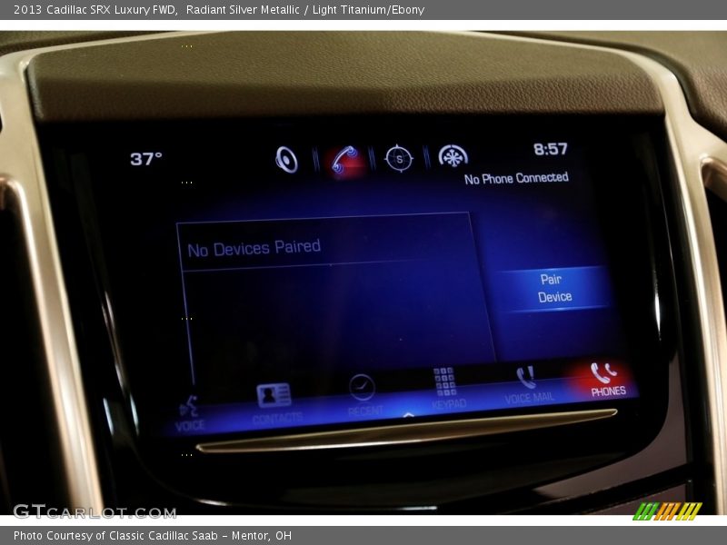 Radiant Silver Metallic / Light Titanium/Ebony 2013 Cadillac SRX Luxury FWD