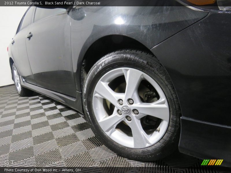 Black Sand Pearl / Dark Charcoal 2012 Toyota Corolla S