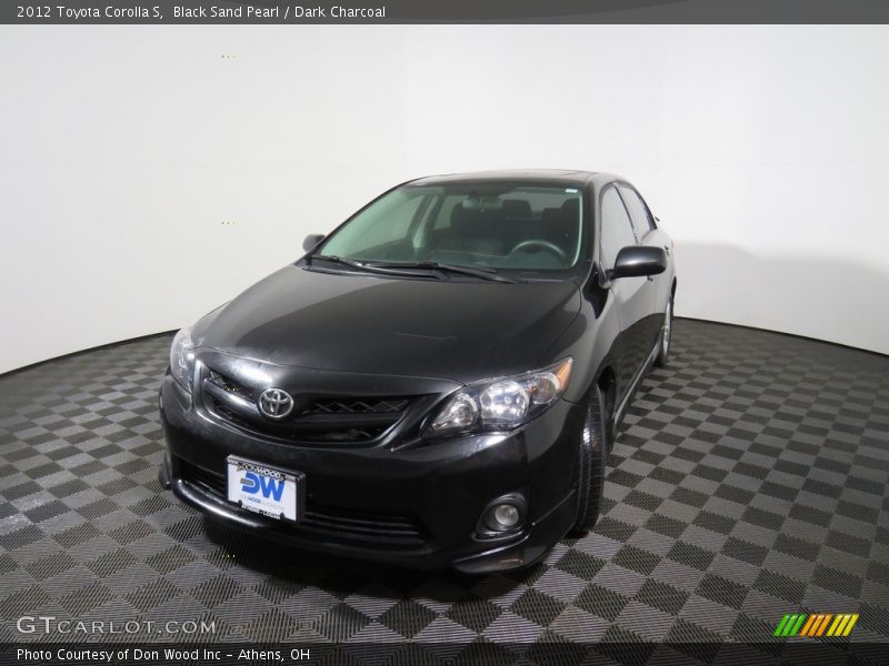 Black Sand Pearl / Dark Charcoal 2012 Toyota Corolla S