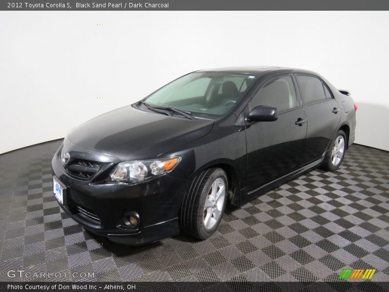 Black Sand Pearl / Dark Charcoal 2012 Toyota Corolla S