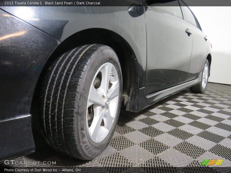 Black Sand Pearl / Dark Charcoal 2012 Toyota Corolla S
