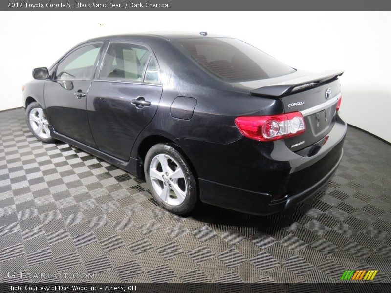 Black Sand Pearl / Dark Charcoal 2012 Toyota Corolla S