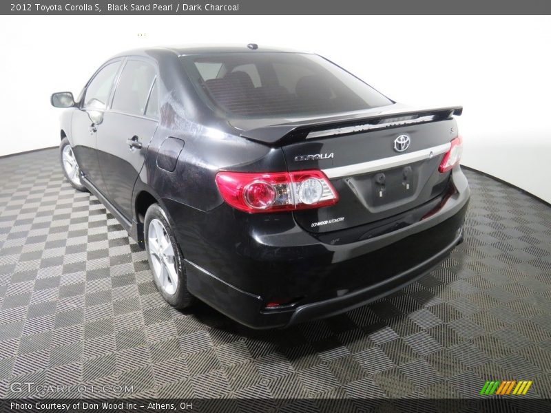 Black Sand Pearl / Dark Charcoal 2012 Toyota Corolla S