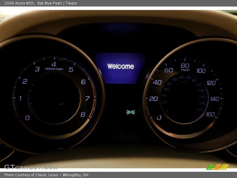 Bali Blue Pearl / Taupe 2009 Acura MDX