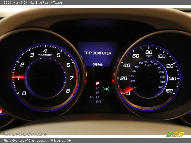 Bali Blue Pearl / Taupe 2009 Acura MDX