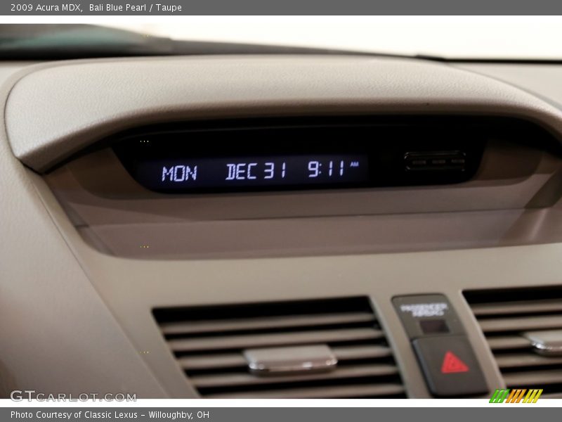 Bali Blue Pearl / Taupe 2009 Acura MDX