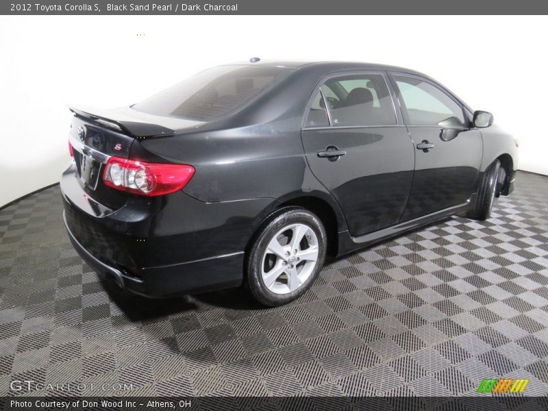 Black Sand Pearl / Dark Charcoal 2012 Toyota Corolla S