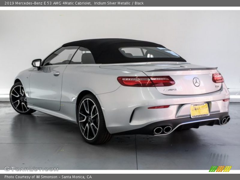 Iridium Silver Metallic / Black 2019 Mercedes-Benz E 53 AMG 4Matic Cabriolet