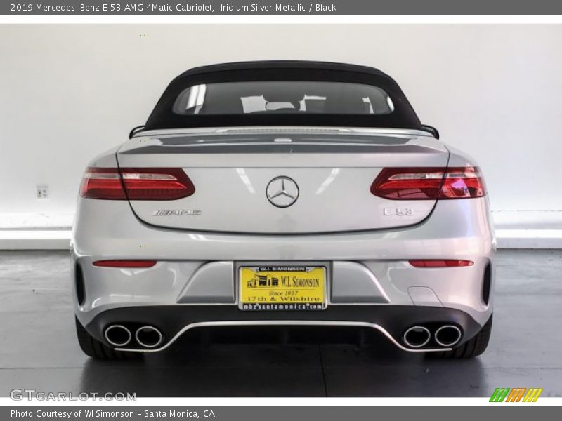 Iridium Silver Metallic / Black 2019 Mercedes-Benz E 53 AMG 4Matic Cabriolet