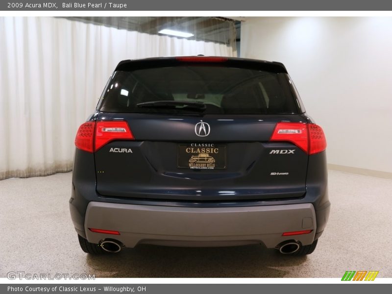 Bali Blue Pearl / Taupe 2009 Acura MDX