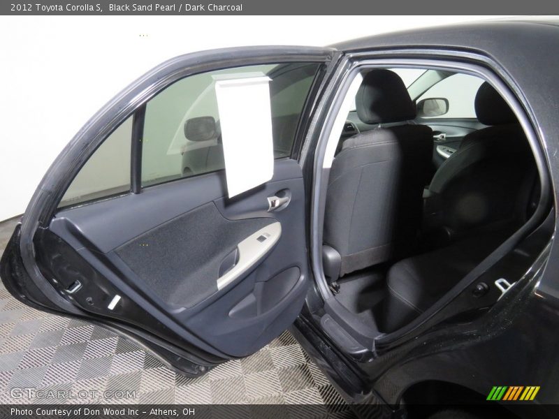 Black Sand Pearl / Dark Charcoal 2012 Toyota Corolla S