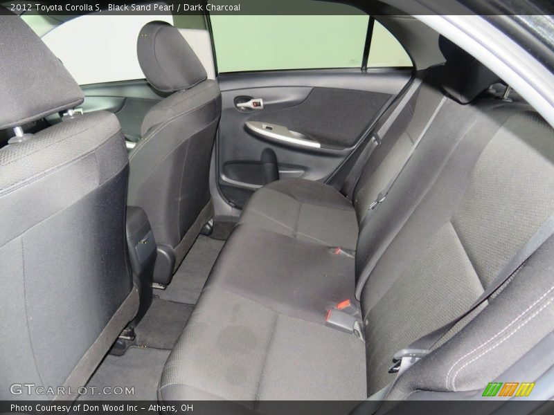Black Sand Pearl / Dark Charcoal 2012 Toyota Corolla S