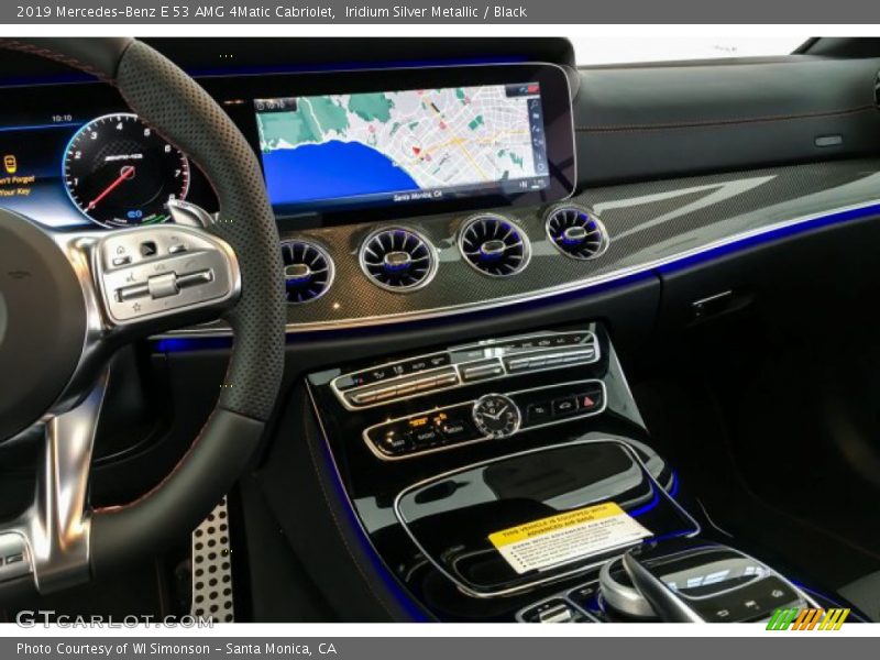 Controls of 2019 E 53 AMG 4Matic Cabriolet