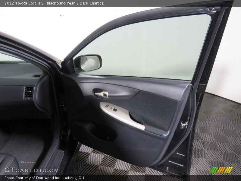 Black Sand Pearl / Dark Charcoal 2012 Toyota Corolla S