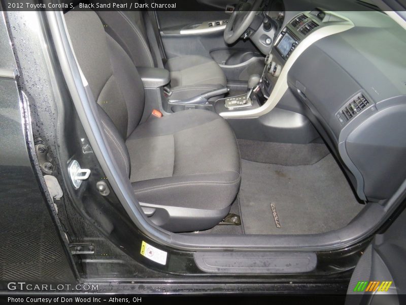 Black Sand Pearl / Dark Charcoal 2012 Toyota Corolla S