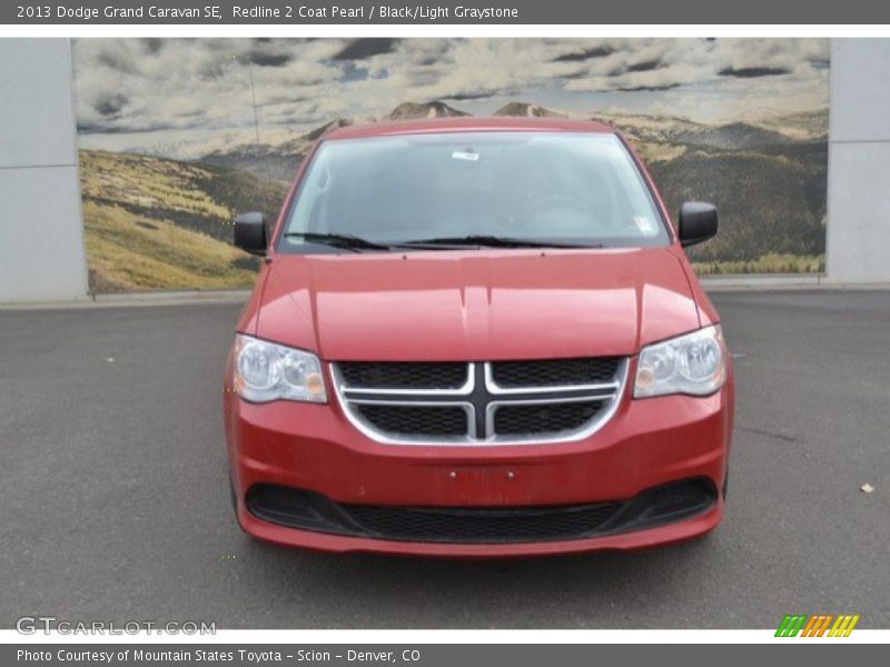 Redline 2 Coat Pearl / Black/Light Graystone 2013 Dodge Grand Caravan SE