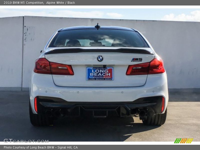 Alpine White / Black 2019 BMW M5 Competition