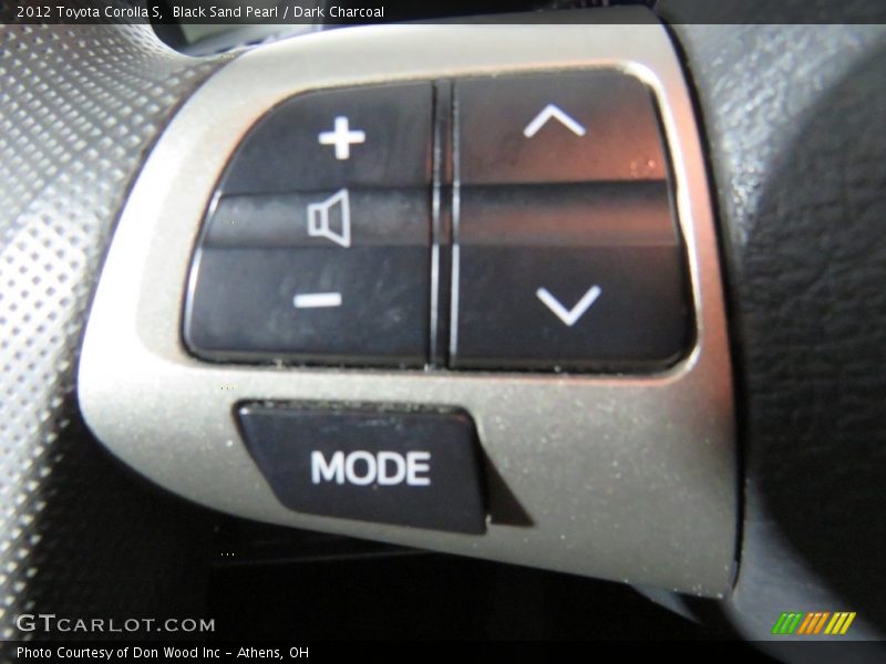 Black Sand Pearl / Dark Charcoal 2012 Toyota Corolla S