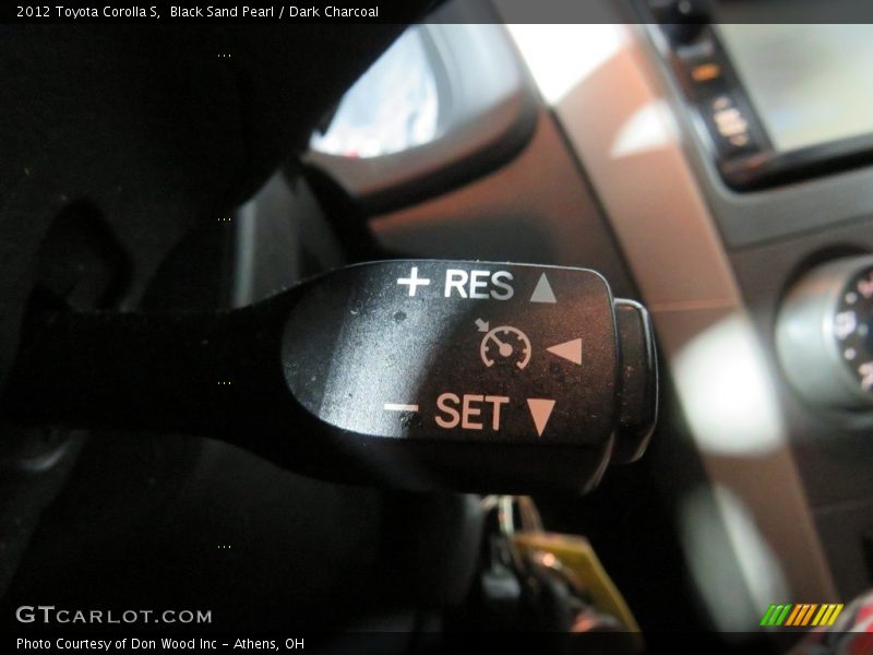 Black Sand Pearl / Dark Charcoal 2012 Toyota Corolla S