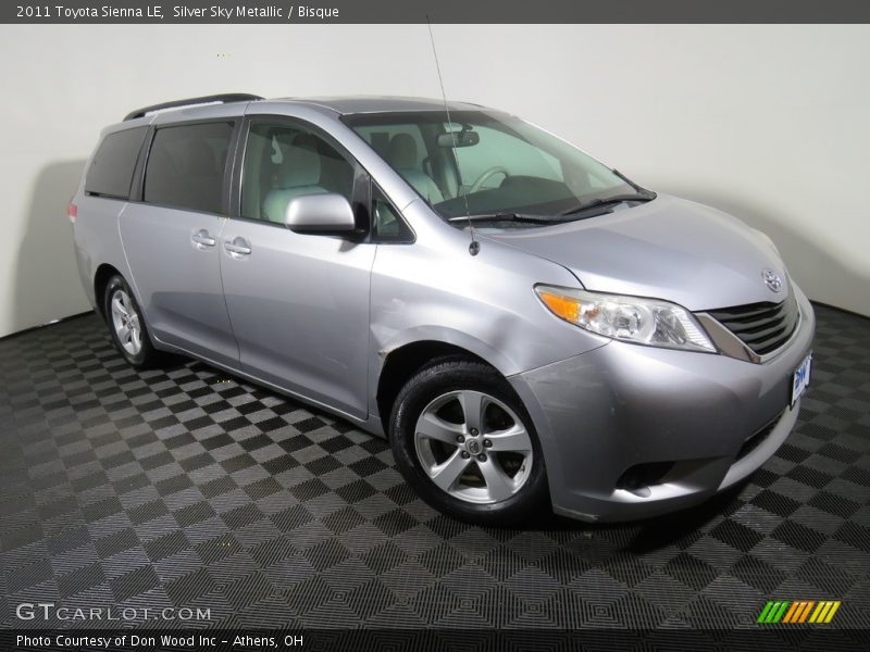 Silver Sky Metallic / Bisque 2011 Toyota Sienna LE