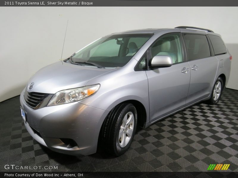 Silver Sky Metallic / Bisque 2011 Toyota Sienna LE