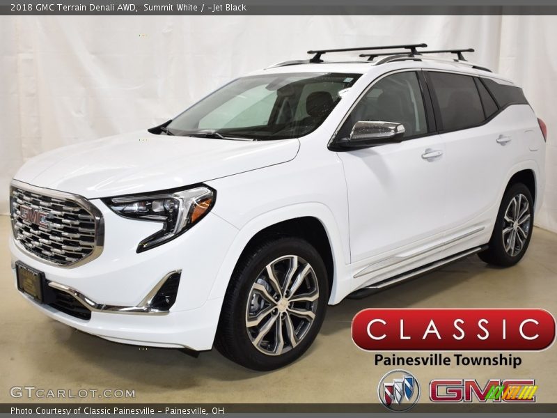 Summit White / ­Jet Black 2018 GMC Terrain Denali AWD